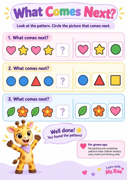 Shapes & patterns page preview